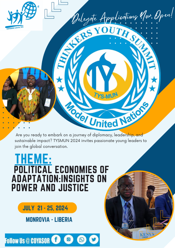 Thinkers Youth Summit, Model United Nations - Liberia