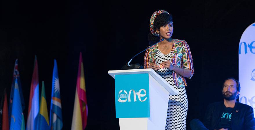 jaha dukureh, oyw, one young world, brighton kaoma, prince harry, impact, leaders, young leaders