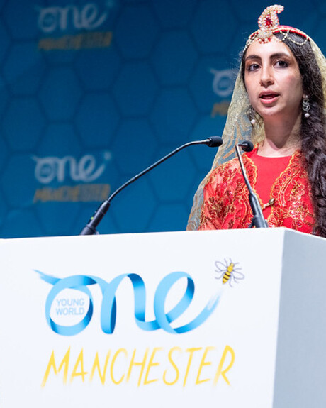 Soraya Fouladi at One Young World Summit, Manchester 2022