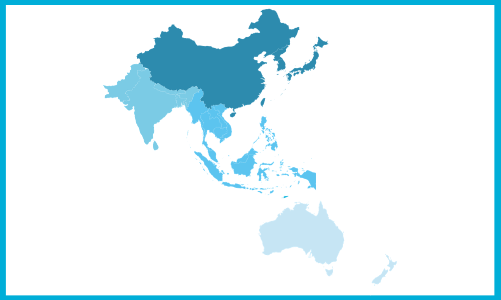 Asia ANZ map