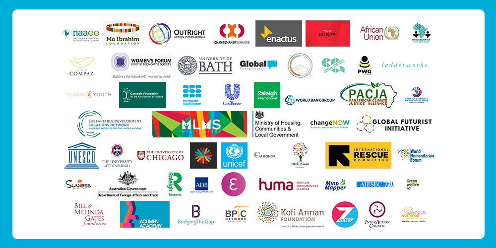 Logo board of attendees