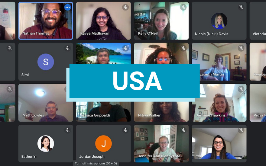 Screenshot: Meetup USA