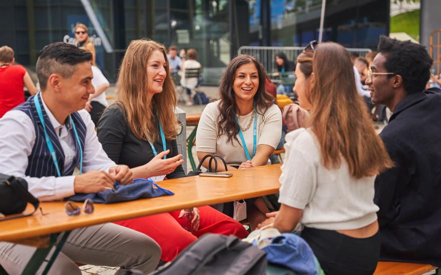 Photo: Networking at the Summit