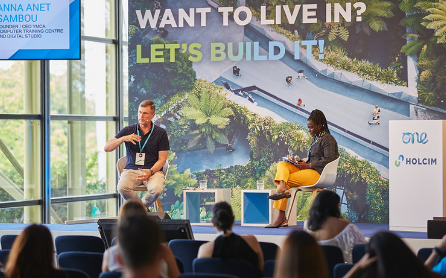 Photo: Stage Session, Ronan Dunne and Annette Sambou