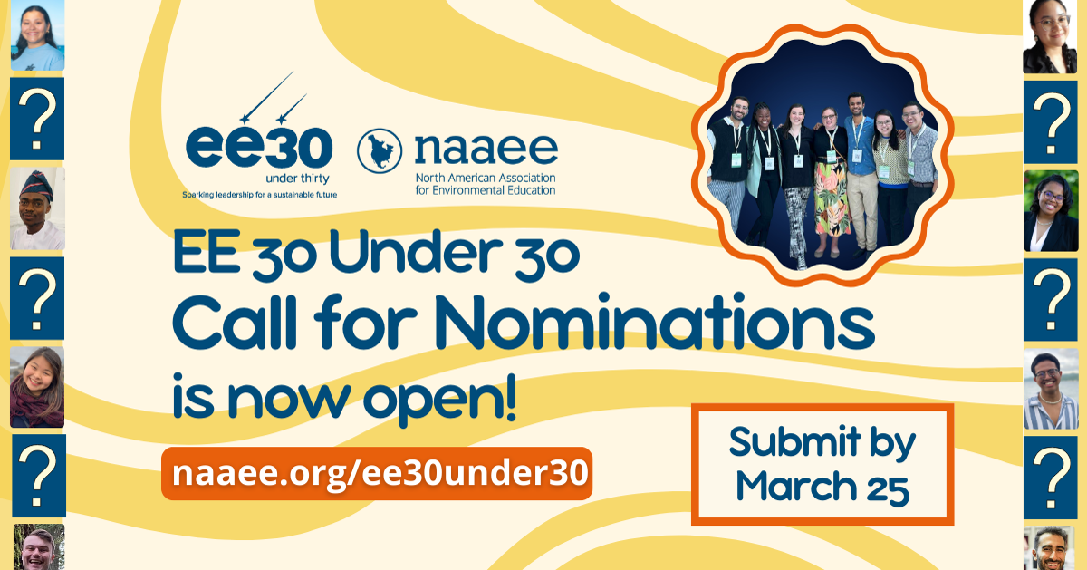 EE 30 Under 30 North American Association for Environmental Education