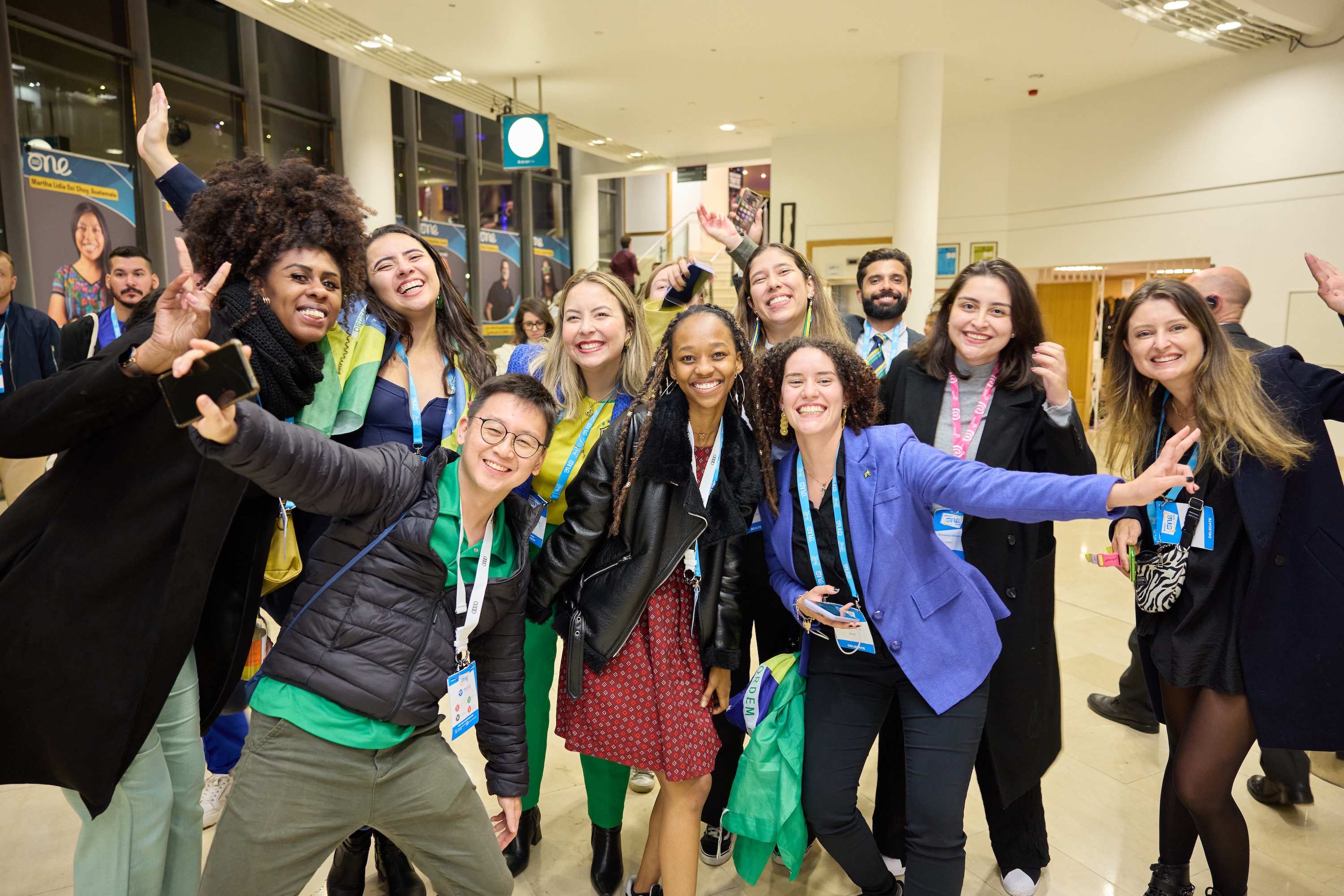Young leaders at the Opening Party at the Belfast Summit 