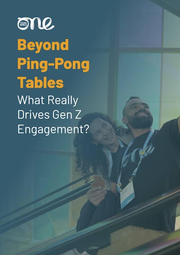 Cover image for a downloadable document entitled Beyond Ping-Pong Tables What Really Drives Gen Z Engagement?