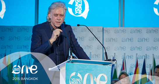 Bob Geldof - One Young World Summit 2015