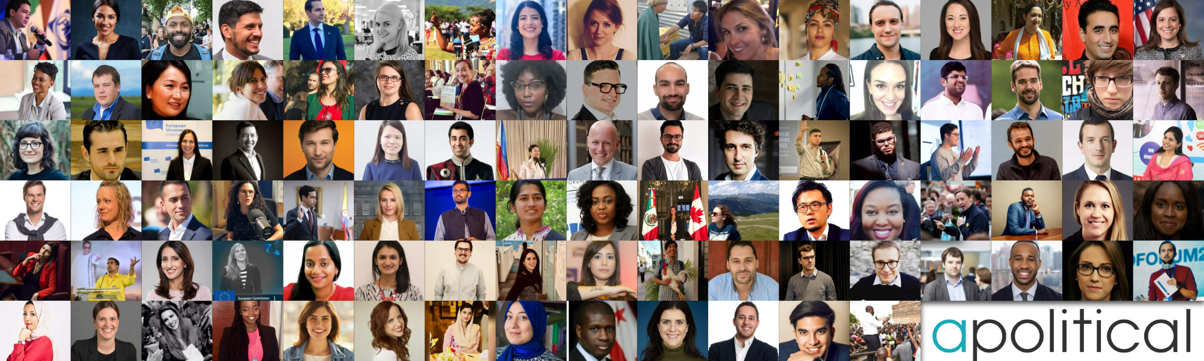 tabata amaral de pontes, one young world, apolitical, top 100 leaders, government, Sally Hasler, Jordan Steele-John, Sayida Ounissi, Nailsula Lesuuda, Aya Chebbi