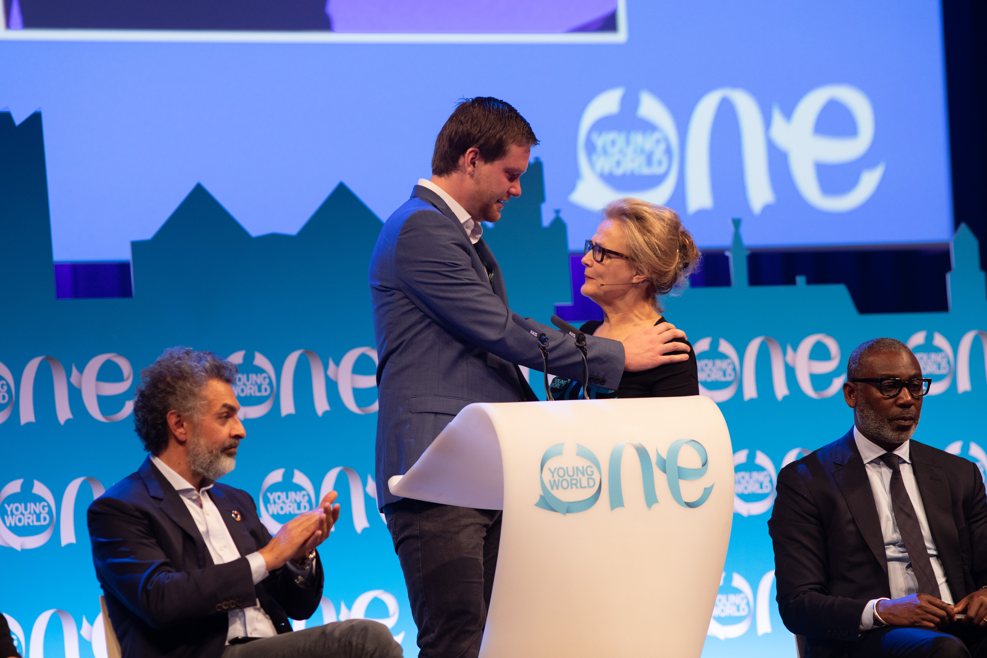 amber heard, paul polman, bob geldof, luke hart, one young world, oyw, john major, summit, young leaders