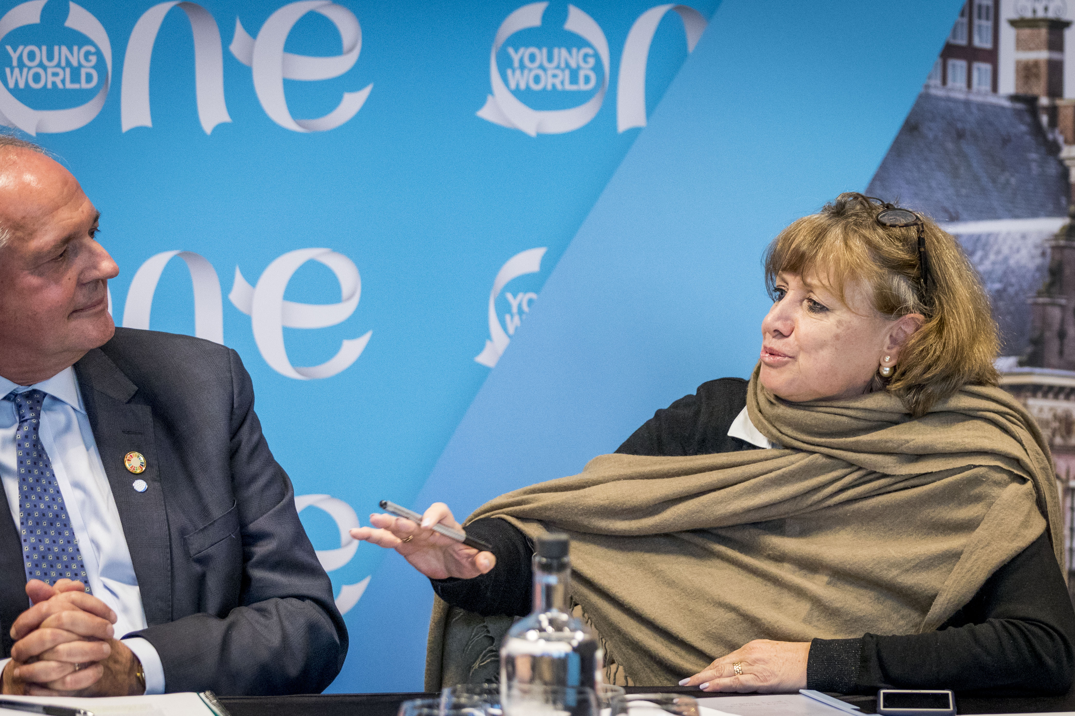 paul polman, one young world, oyw, press conference, kate robertson