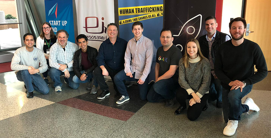 BlueHack Against Trafficking Team