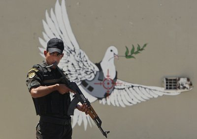 Banksy peace dove