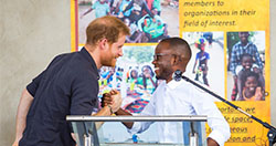 oyw, one young world, brighton kaoma, prince harry, impact, leaders, young leaders