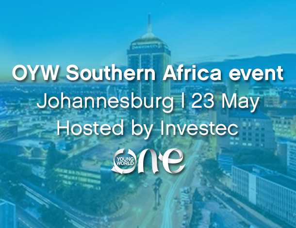 johannesburg, event, investec, rise against hunger, oyw, one young world, impact