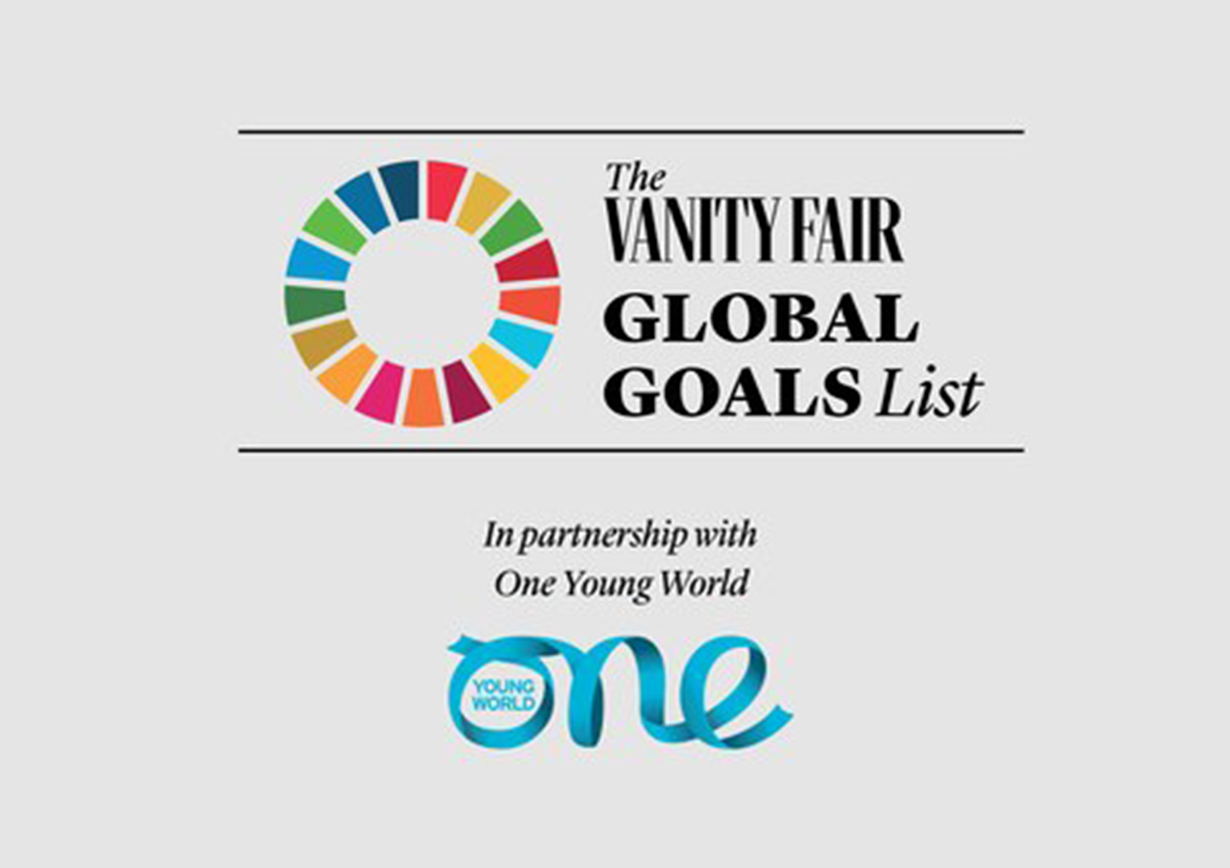 vanity fair, global goals list 2020