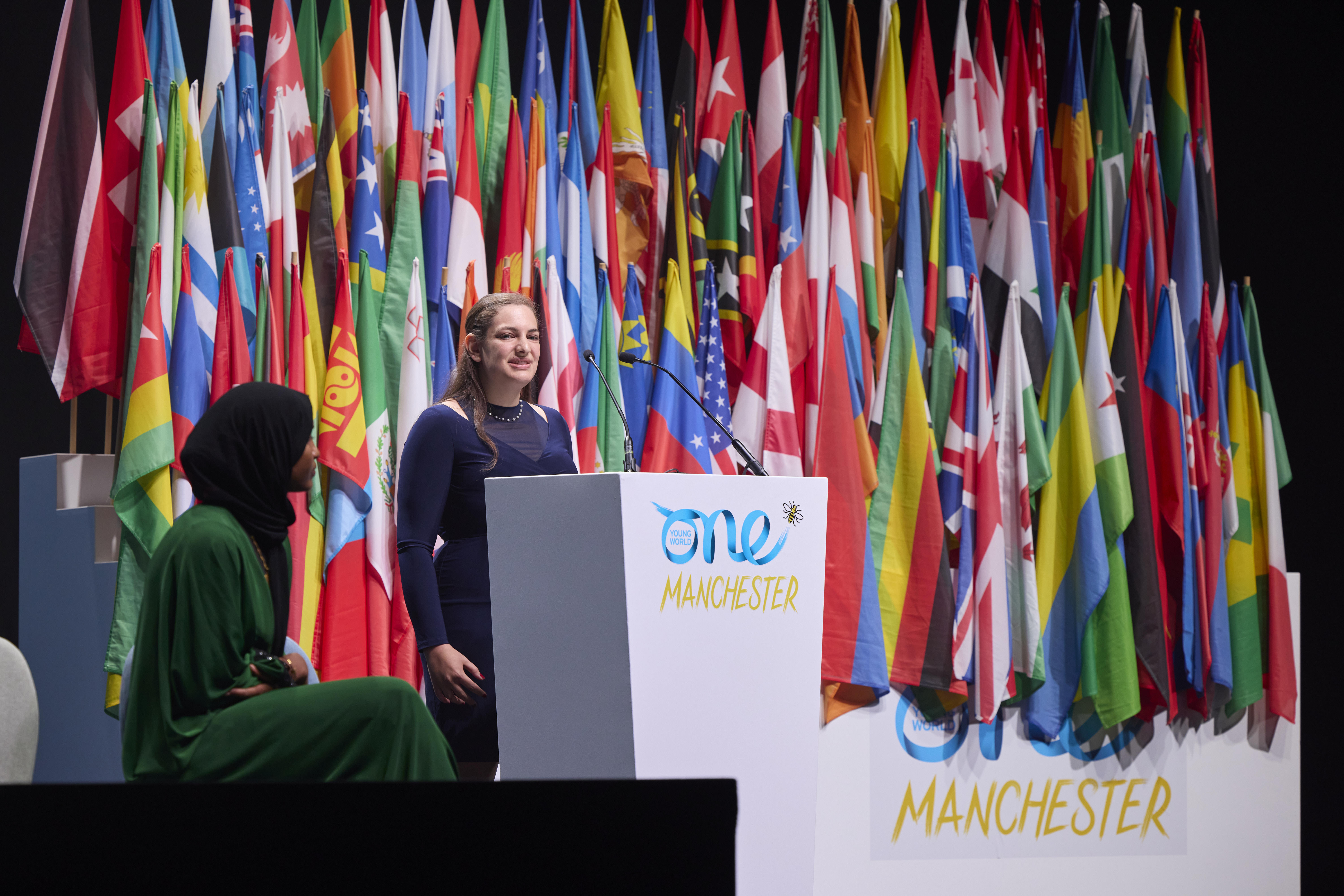 Melissa Diamond at One Young World Summit Manchester