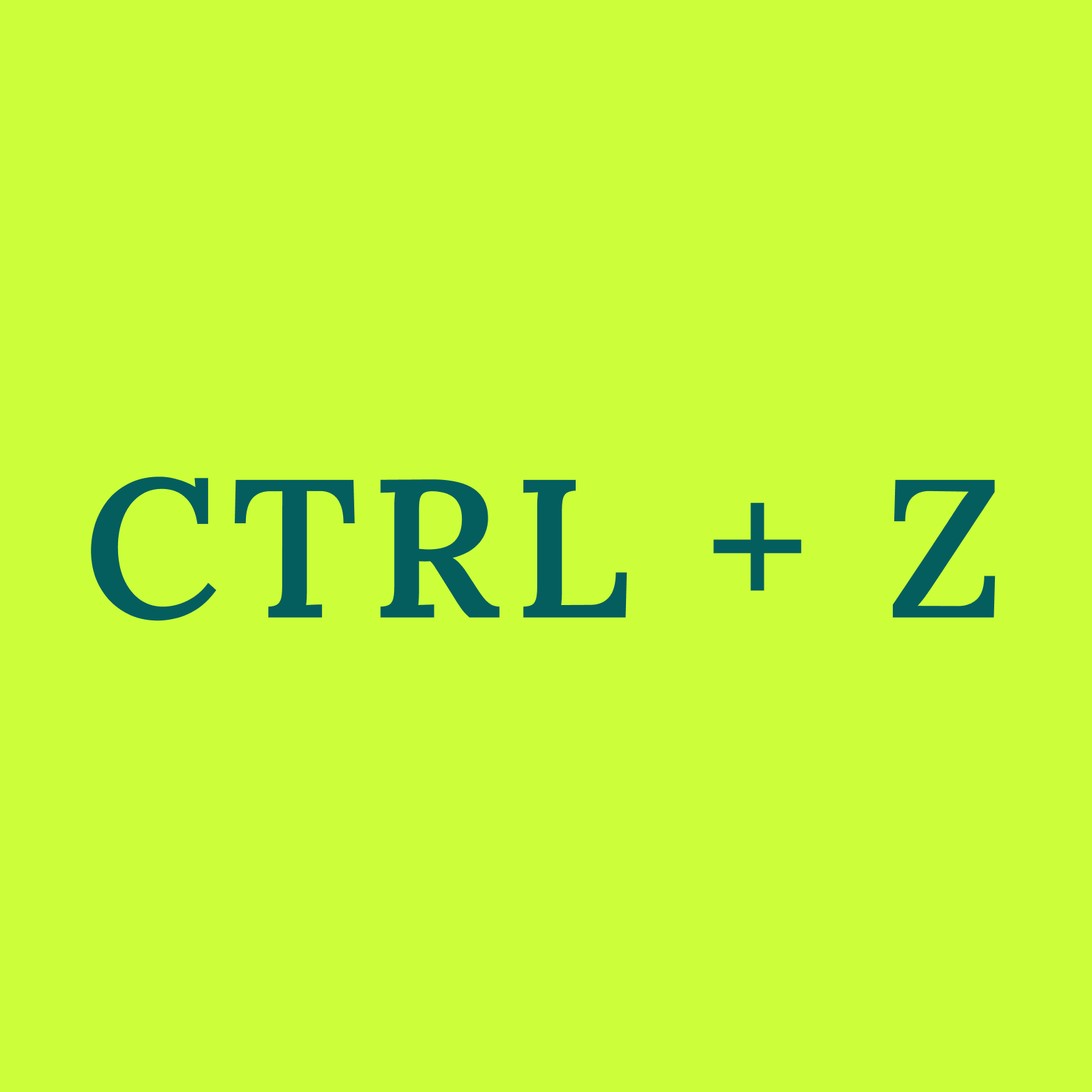 CTRL Z Logo