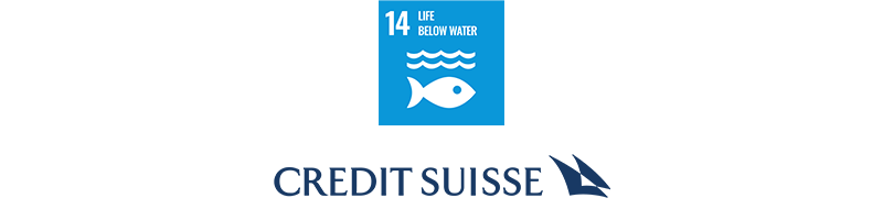 SDG14 Icon & Credit Suisse Logo
