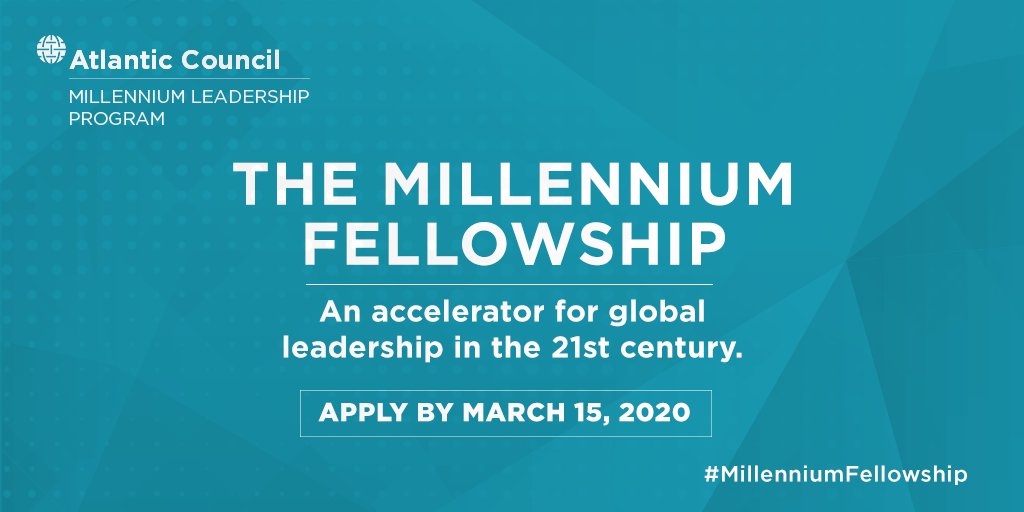 atlantic council, millennial fellowship