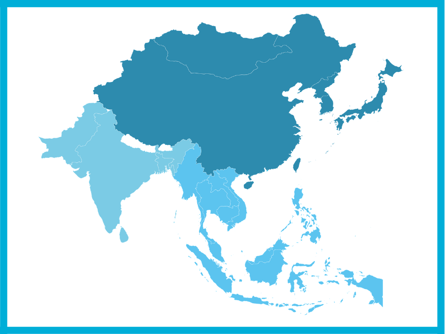 Asia map