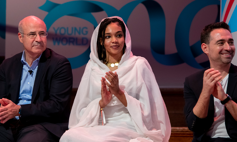 Image of Enterprise for Peace scholar at Summit