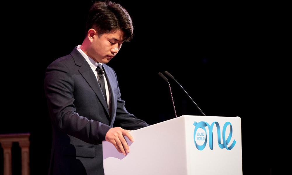 Image of Peace Ambassador at Summit