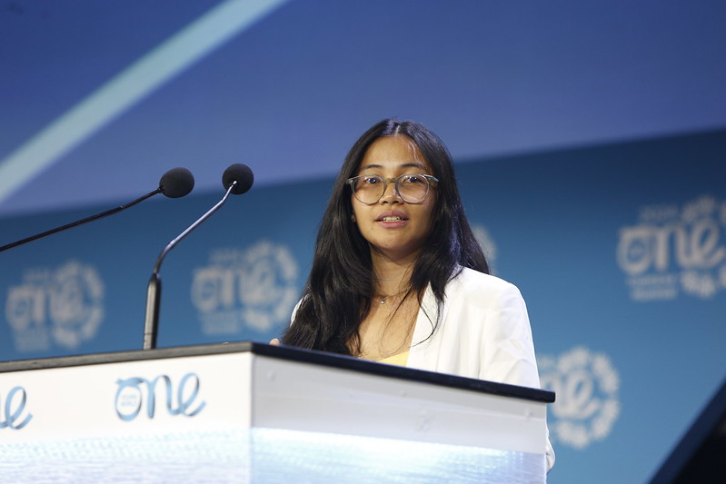 Sheherazade: one of the climate ecological crisis plenary delegate speakers presenting at the 2024 summit