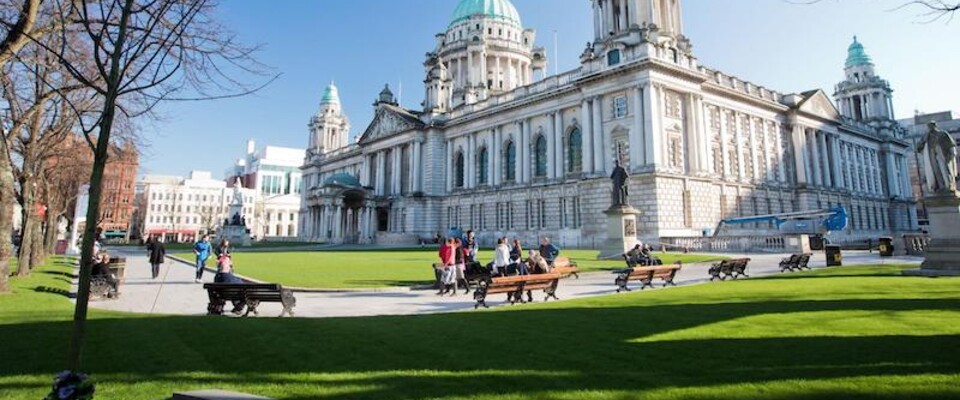 A computer aided design model of Belfast City Hall