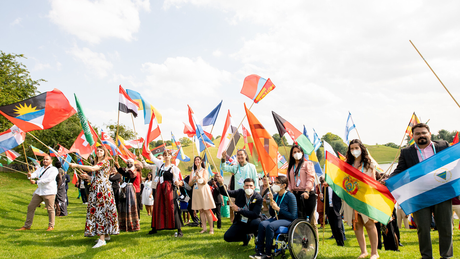 Career hero image - flag bearers