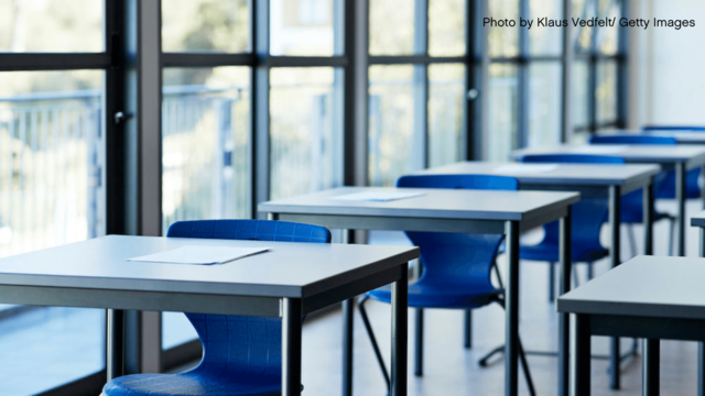 empty classroom