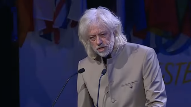 Bob Geldof Keynote speaking at OYW Manchester 2022 Summit