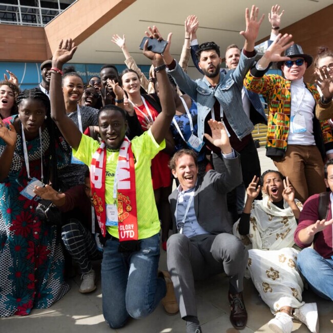 Steven Collet with Dutch MFA Ambassadors group photo