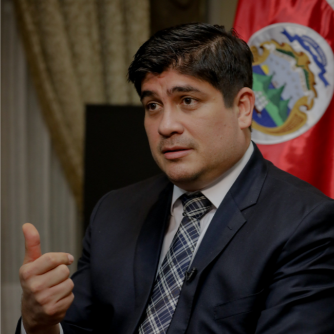 President Carlos Alvarado Quesada