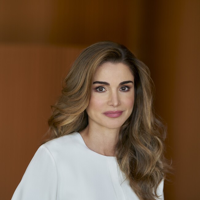 Her Majesty Queen Rania Al Abdullah headshot 