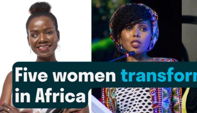 Five women transforming health and well-being in Africa banner
