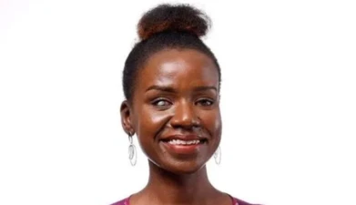 crystal Asige speaking at one young world summit