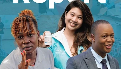 The cover page for the One Young World 2024/25 Impact Report