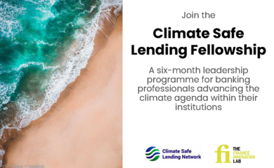 Climate Safe Lending Banner