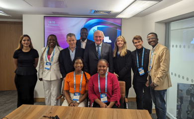 Group photo of meeting held at OYW23 in Belfast