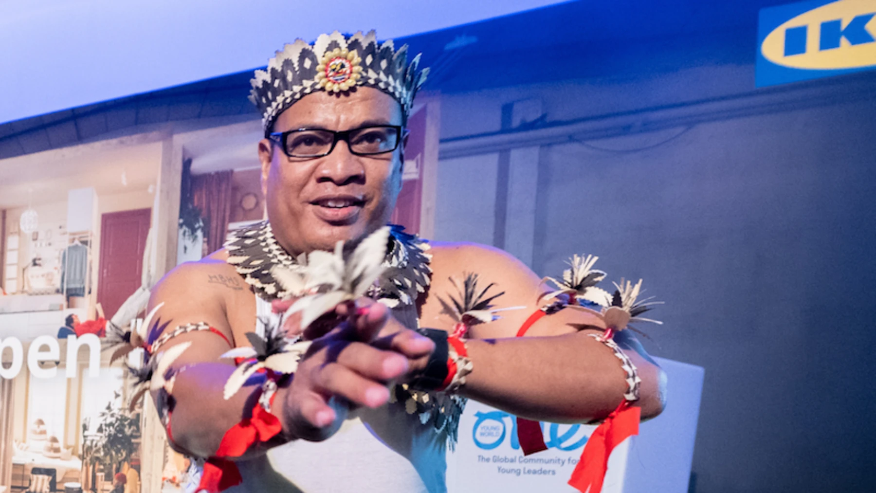 Power of Indigenous Storytelling panel at the One Young World Summit Manchester 2022