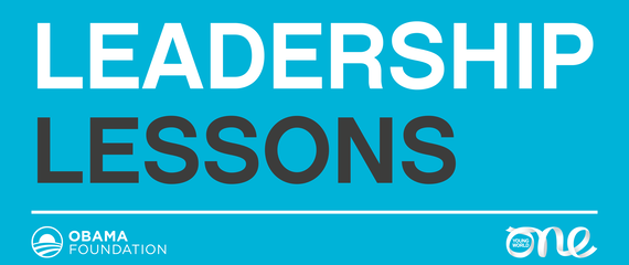 Leadership Lessons by Obama Foundation One Young World