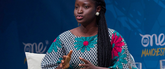 Picture of Esther Okeoghene Edward at the One Young World Summit Manchester 2022