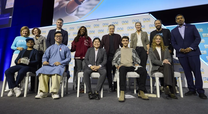 group of people at the summit