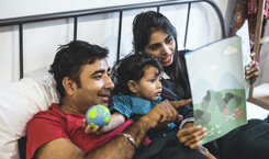 family reading